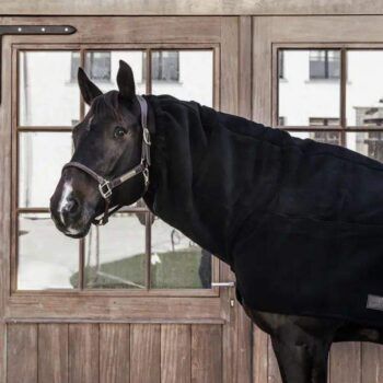 Kentucky tjock fleece hals, svart & marinblå