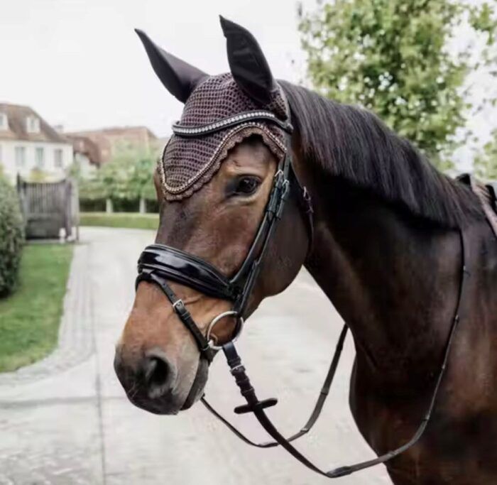 Kentucky flughuva lång/rund med stenar & pärlor - Bild 5